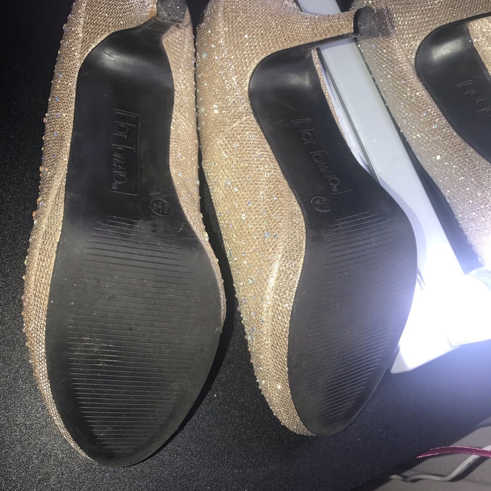 Glittery Rhinestone Heels - Picture 8 of 9
